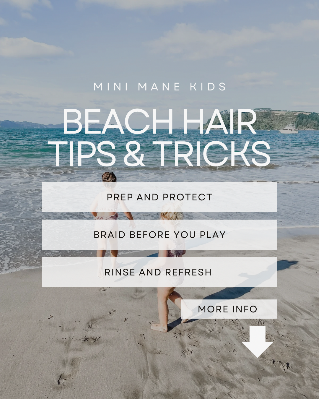 3 Simple Tips for Healthy Beach Hair (For Kids + Mums!